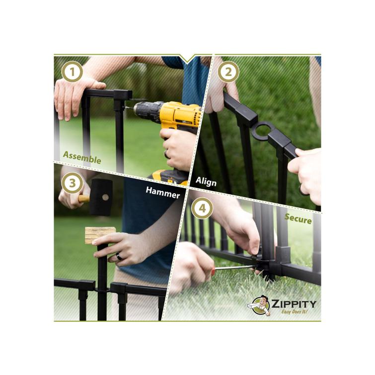 Zurich Poly-Steel Fence Kit (35in H x 85in W) (2 Pack)